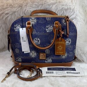 Dooney & Bourke Disney Wish Inaugural Sailings Zip Satchel: BRAND NEW!